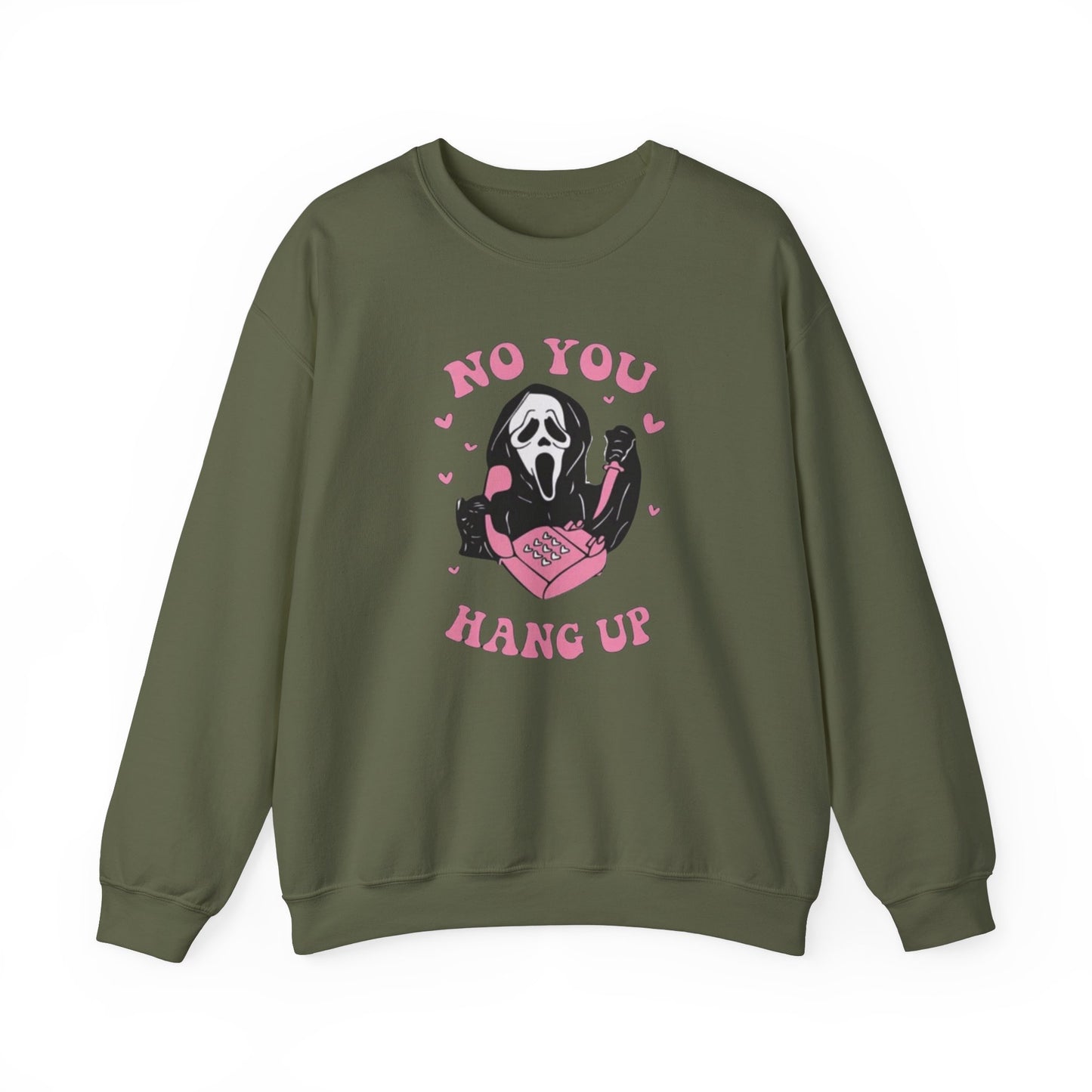 No You Hang Up Scream Crewneck Sweatshirt