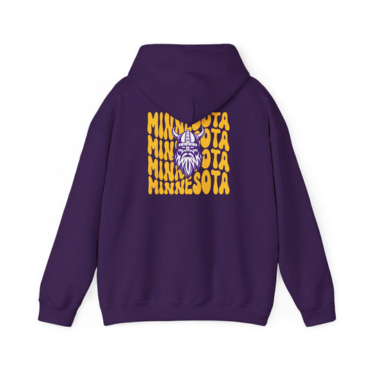 Minnesota Script Viking Hooded Sweatshirt