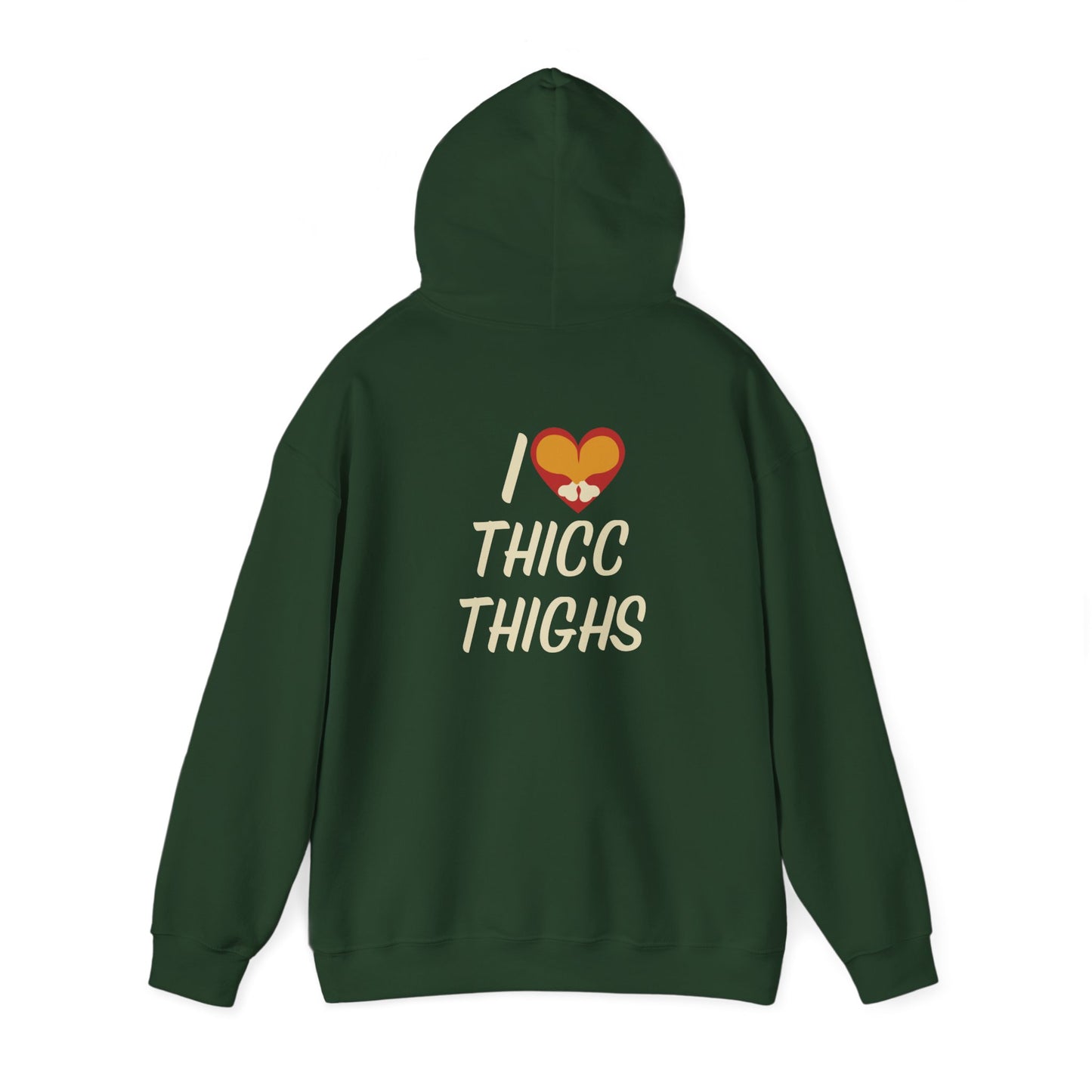 I Love Thicc Thighs Thanksgiving Hooded Sweatshirt