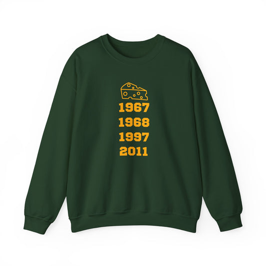 Championship Cheese Green Bay Crewneck Sweatshirt