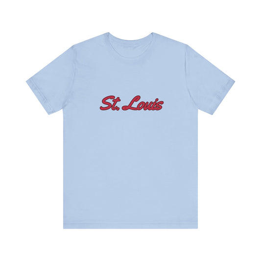 St Louis Baseball Script Shirt