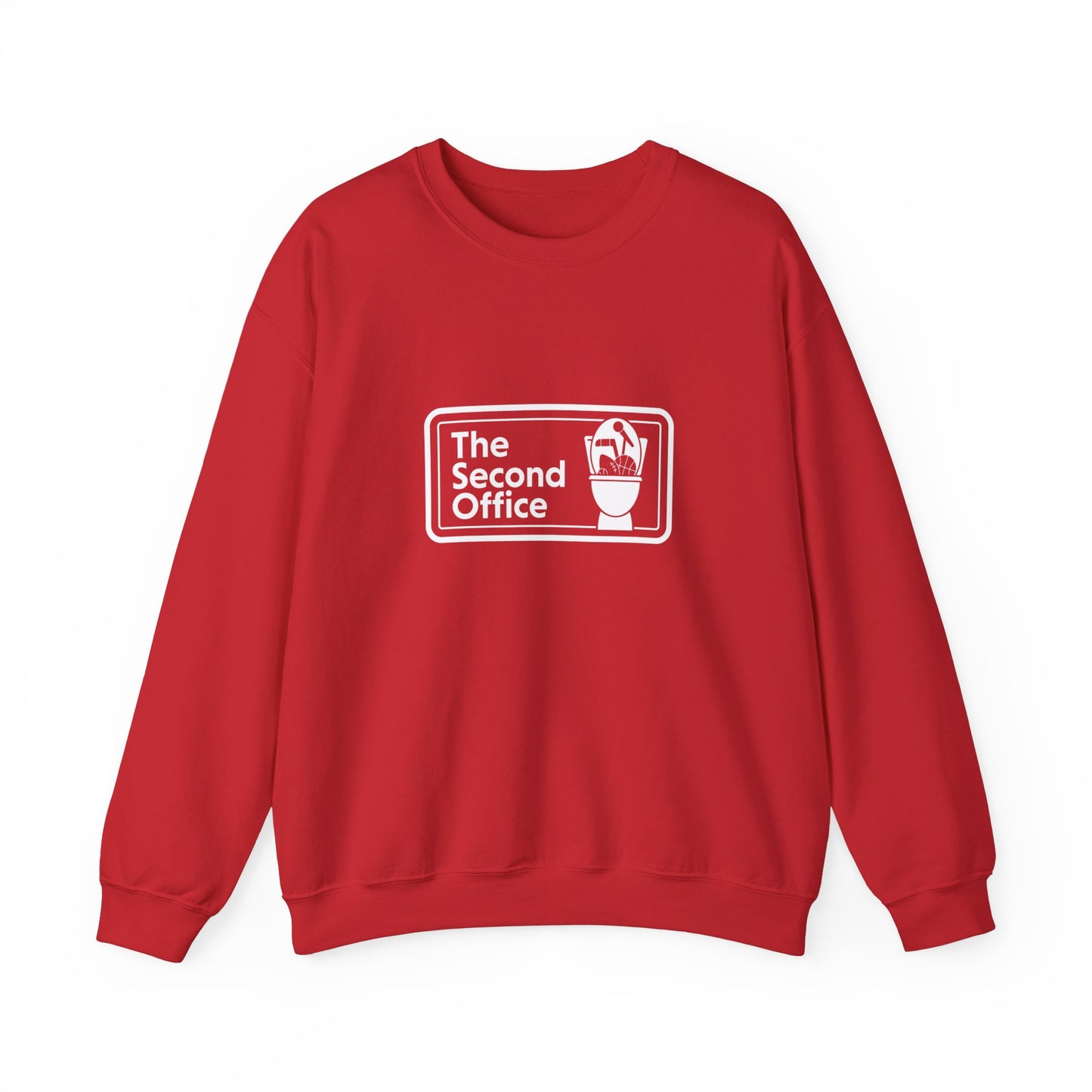 The Second Office Sweatshirt White Outline