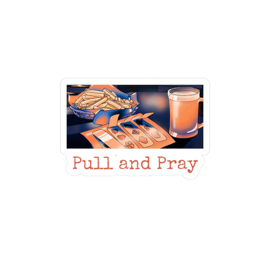 Pull and Pray Pull Tab Decal