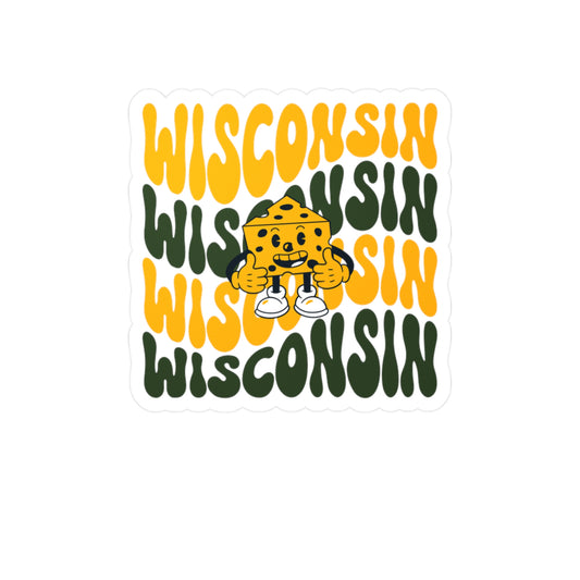 Wisconsin Script Green Bay Decal