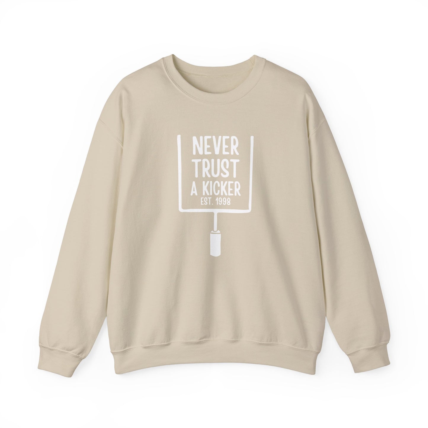 Minnesota Never Trust A Kicker Crewneck Sweatshirt