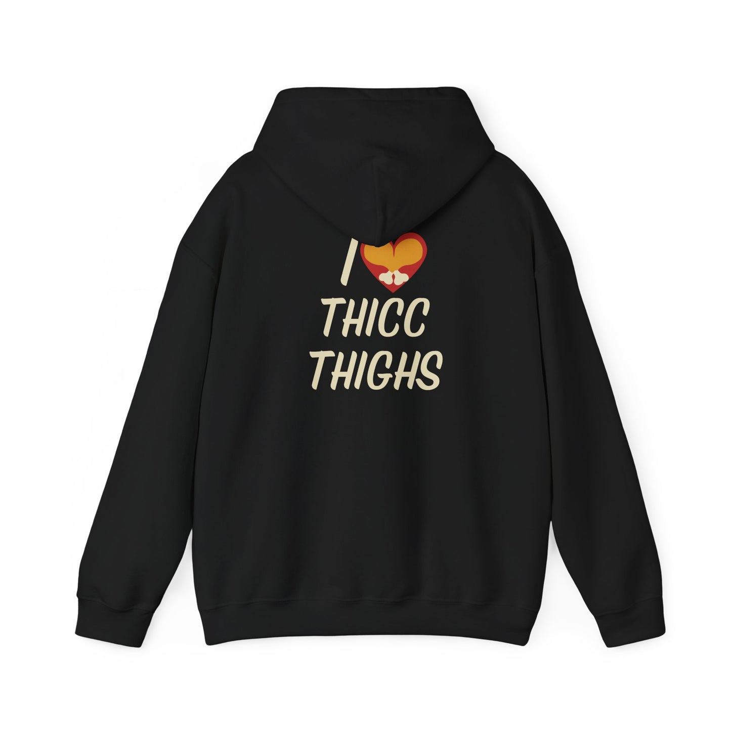 I Love Thicc Thighs Thanksgiving Hooded Sweatshirt