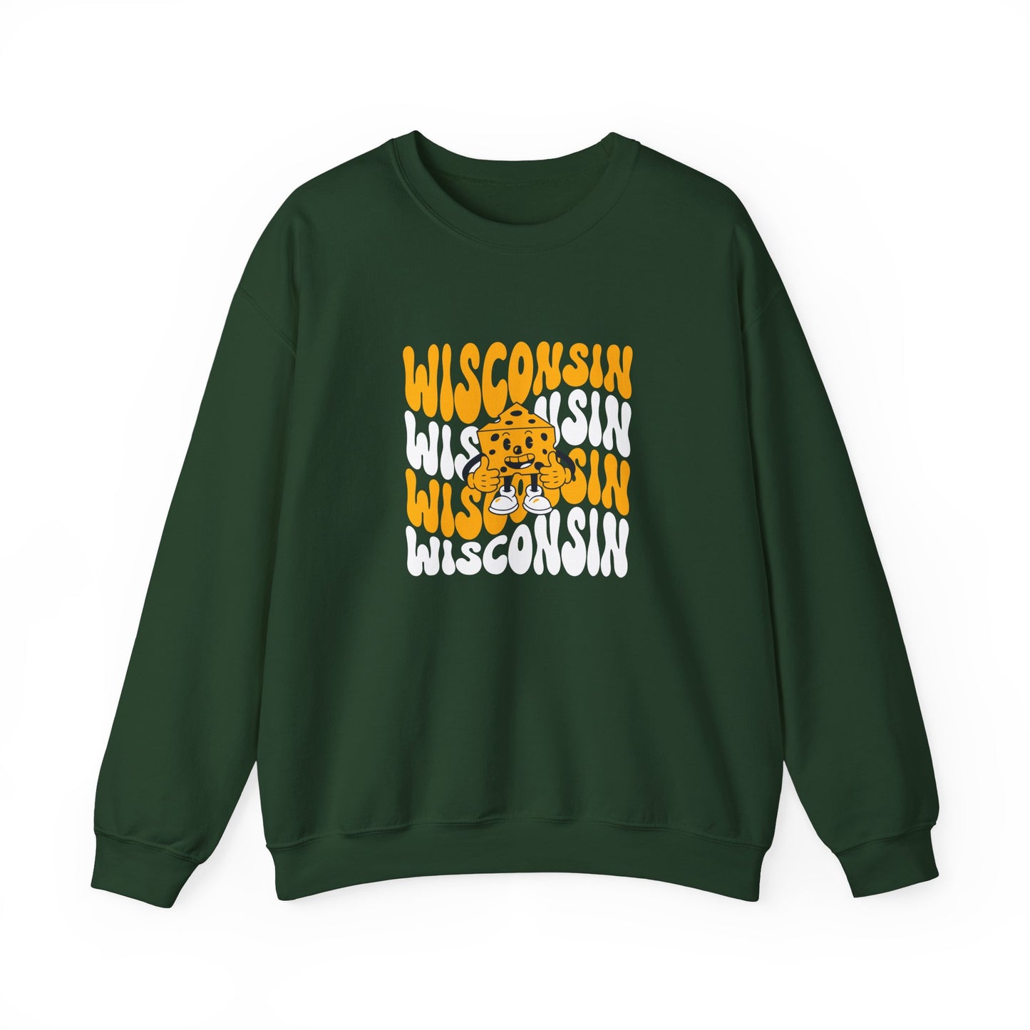 Wisconsin Script Green Bay Crewneck Sweatshirt