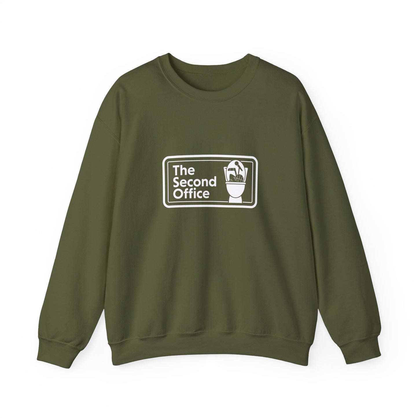 The Second Office Sweatshirt White Outline