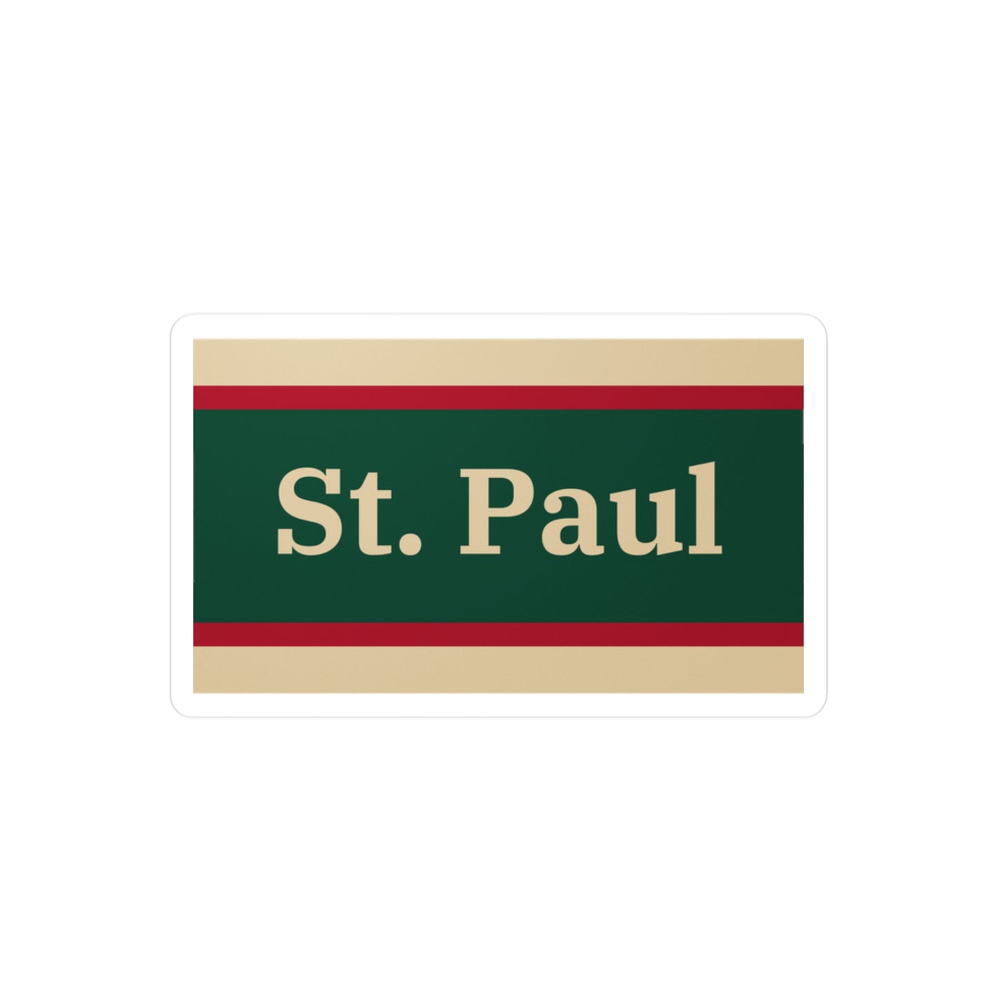 St. Paul Hockey Decal