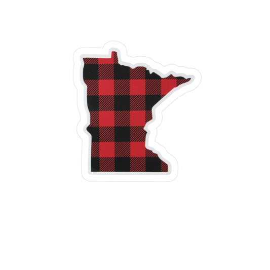 Minnesota Plaid Decal