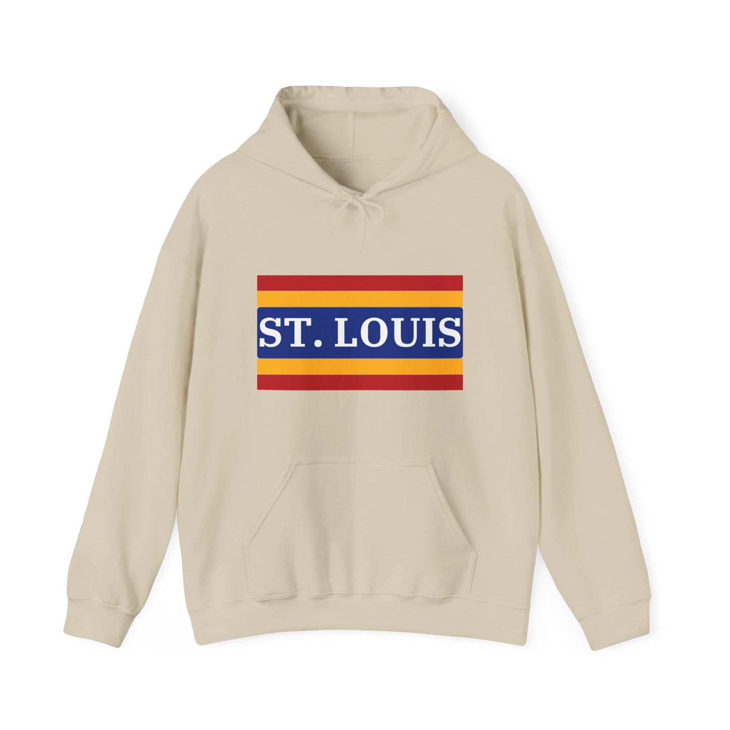 St. Louis Hockey Retro Colors Hooded Sweatshirt