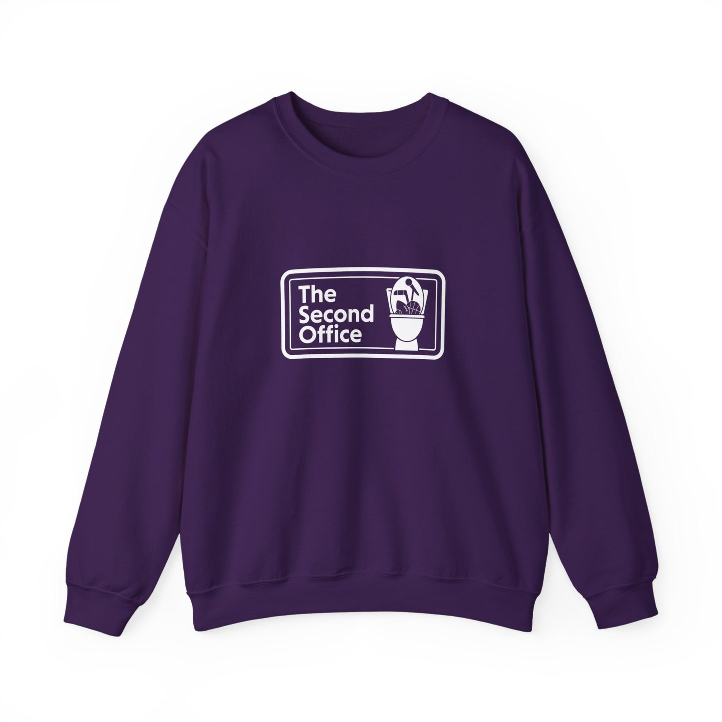 The Second Office Sweatshirt White Outline