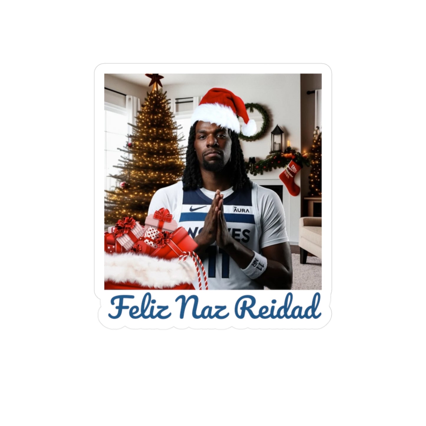 Feliz Naz Reidad Decal