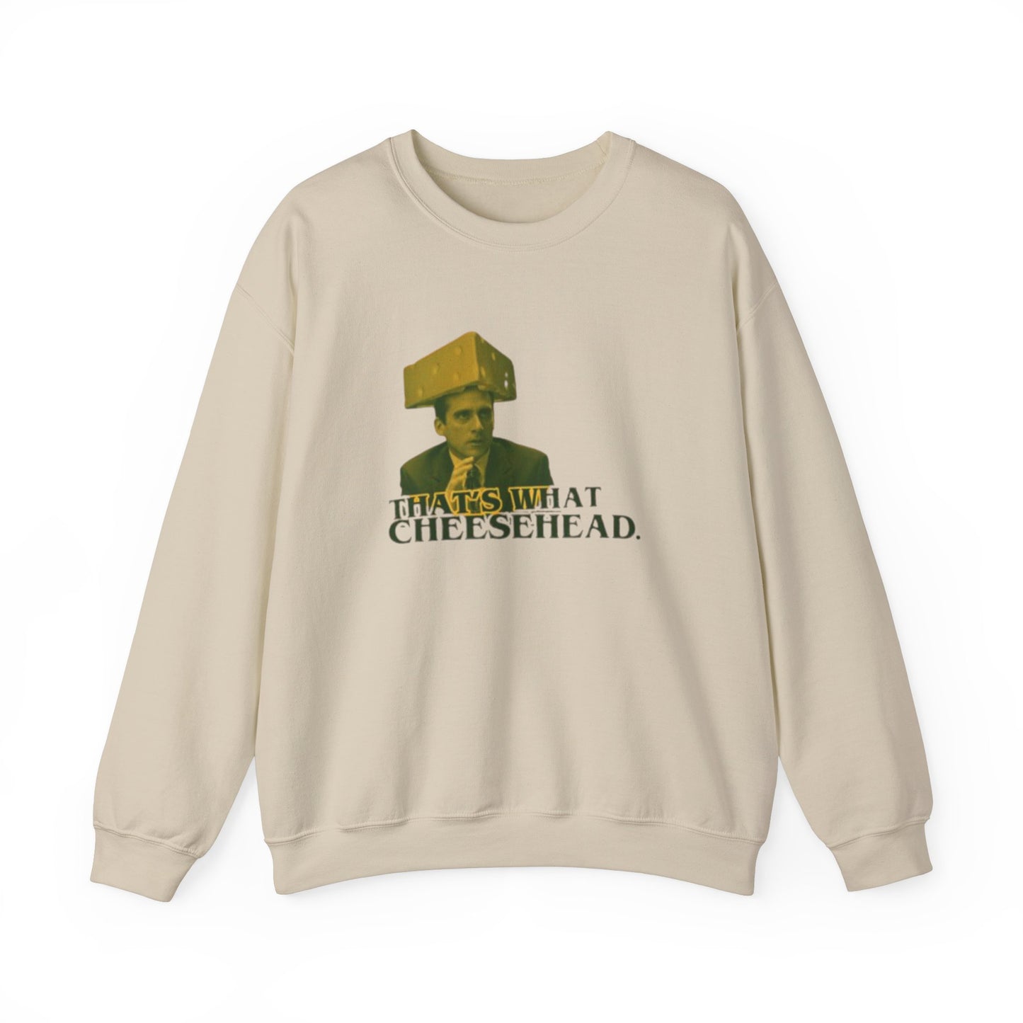 "That's What Cheese Head" M. Scott Crewneck Sweatshirt