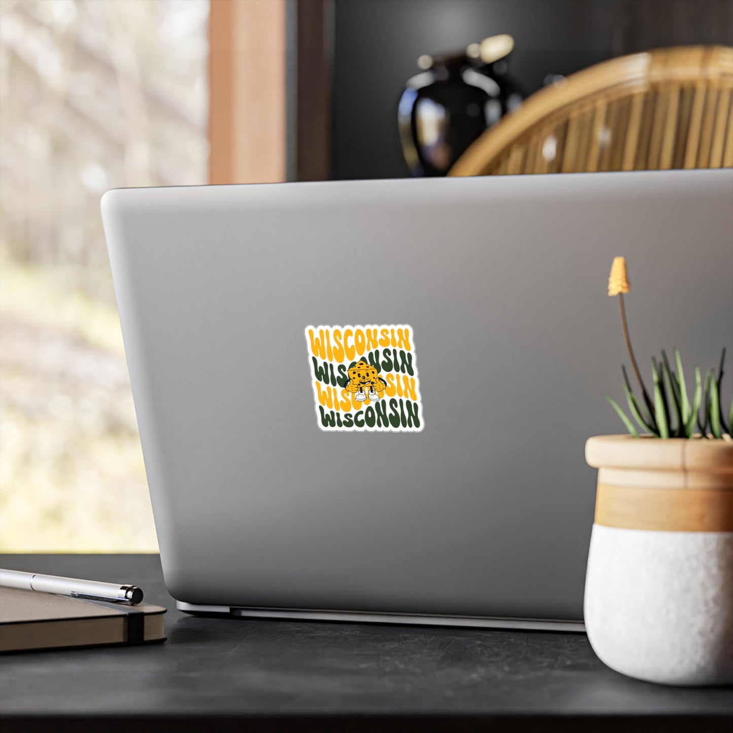 Wisconsin Script Green Bay Decal