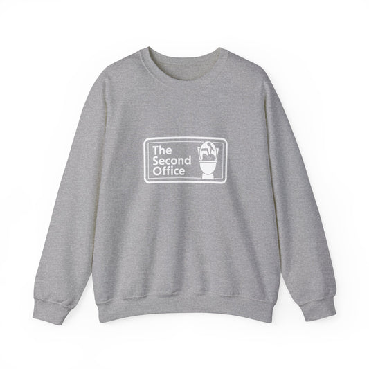 The Second Office Sweatshirt White Outline